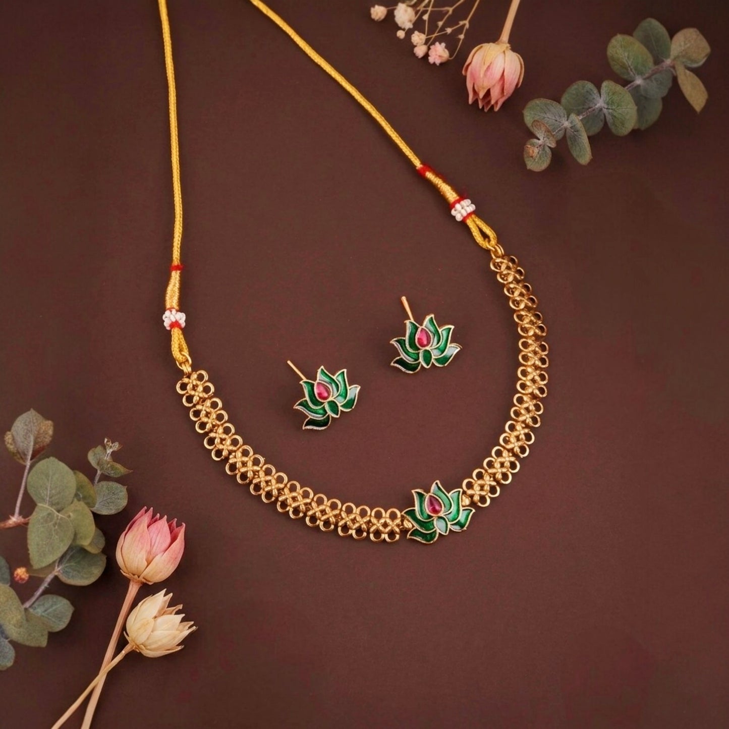 Beautiful Necklace set (Delivery in 18-23 working days )