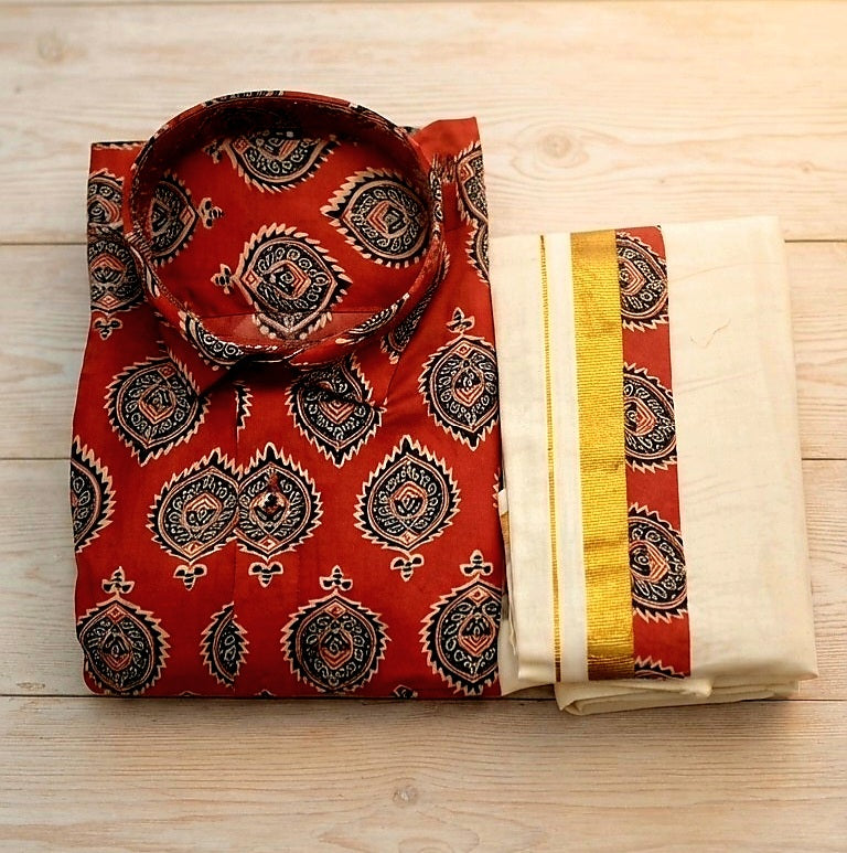 Shirt and Dhoti for boys (Delivery in15-21 days)