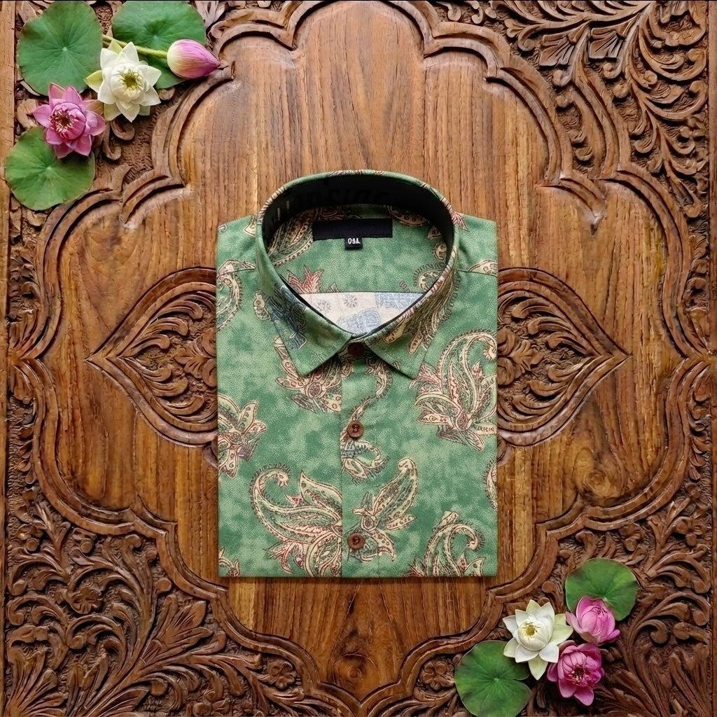 Men's Printed cotton Shirt (Delivery in 13-20days )
