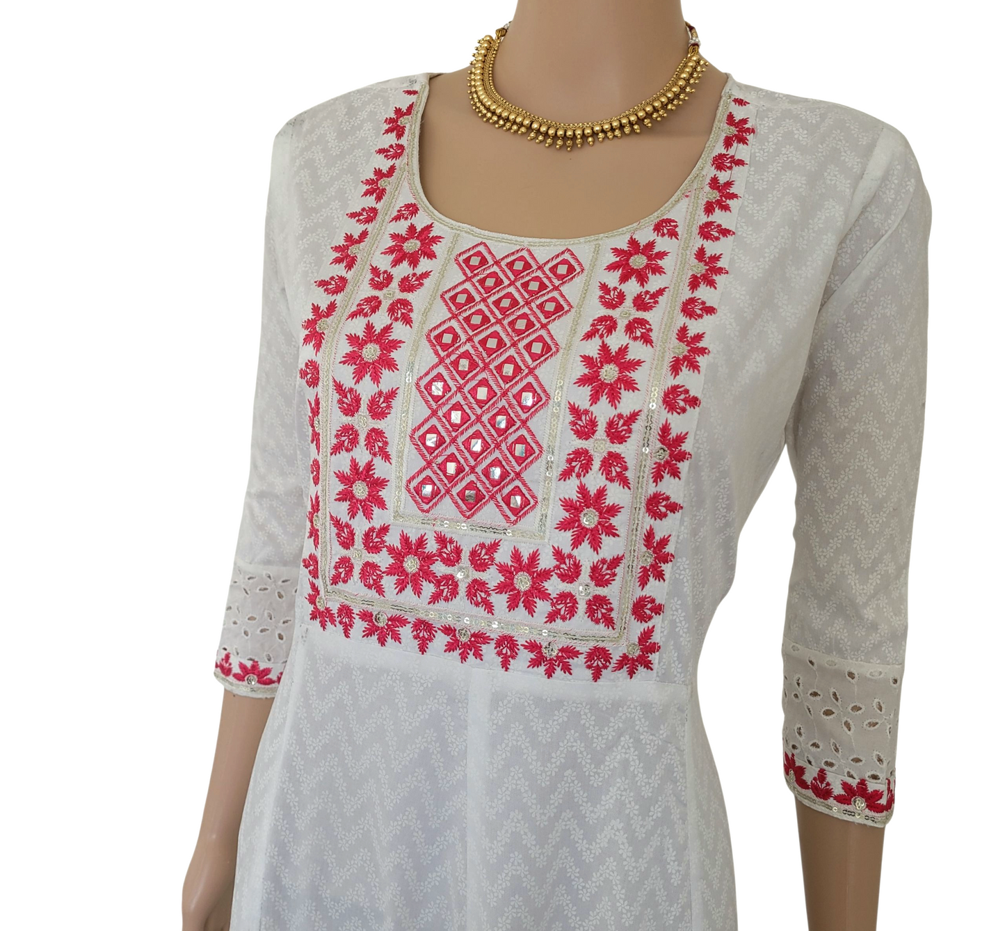 Onam special Full length kurti (Delivery in 2-4 days )