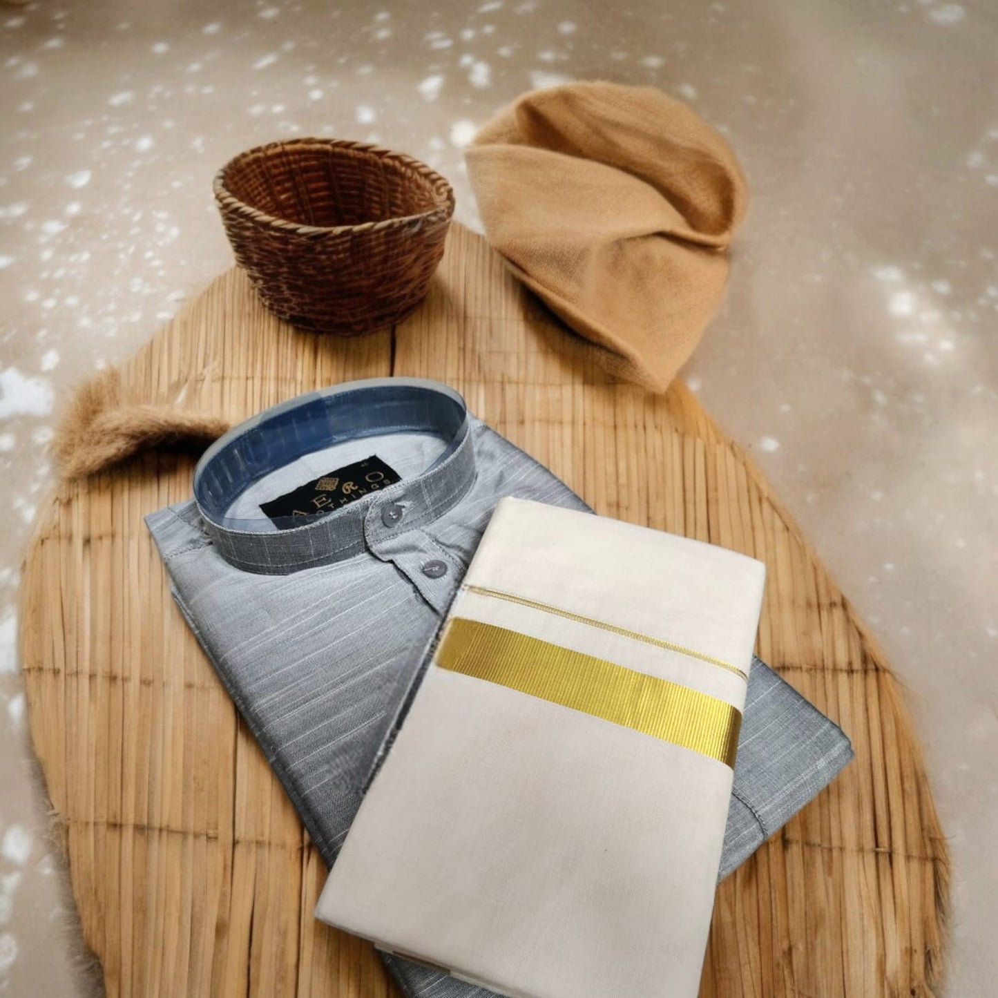 Pre Order: Men's Traditional Combo - Kurta and Dhoti