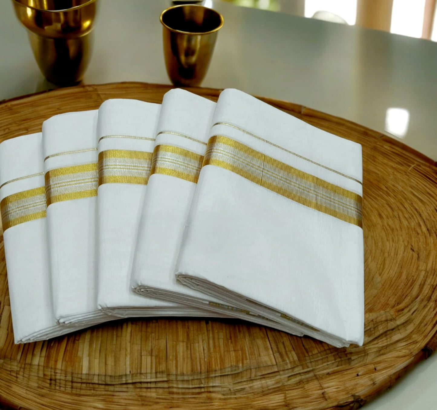 Pre Order: Men's Double Cotton Dhoti