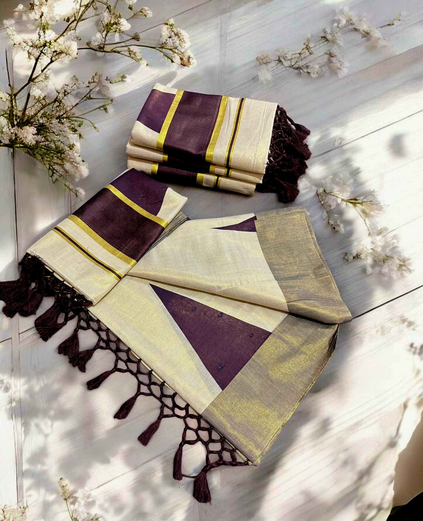 Pre order kerala Tissue silk set saree