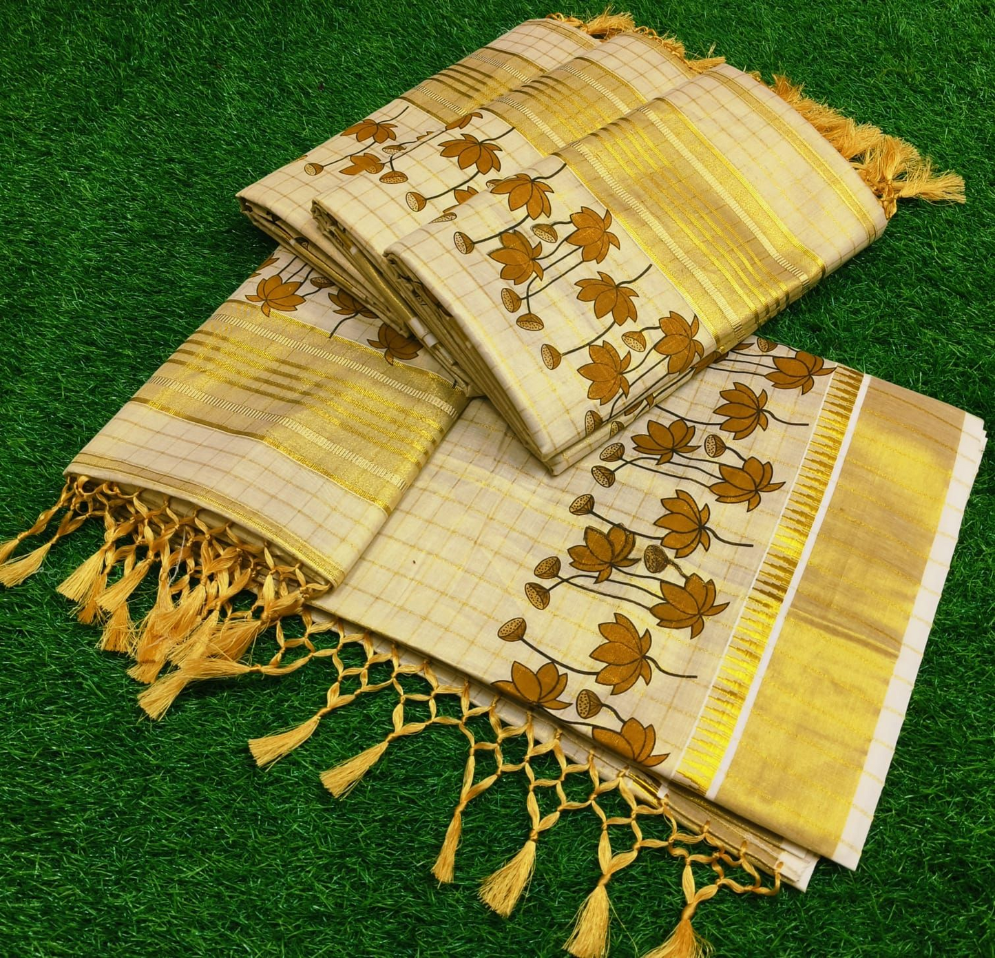 Pre order kerala Tissue silk set saree