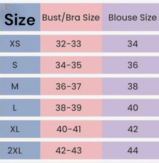 Beautiful saree with stitched blouse