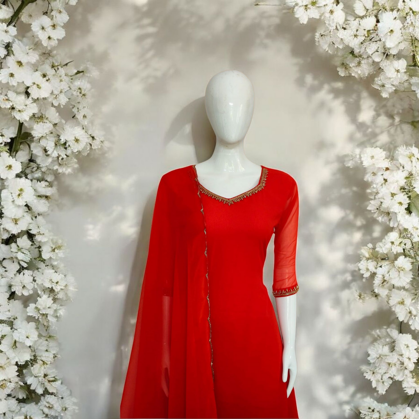 Georgette Salwar set ,Delivery in 15 -23 working days