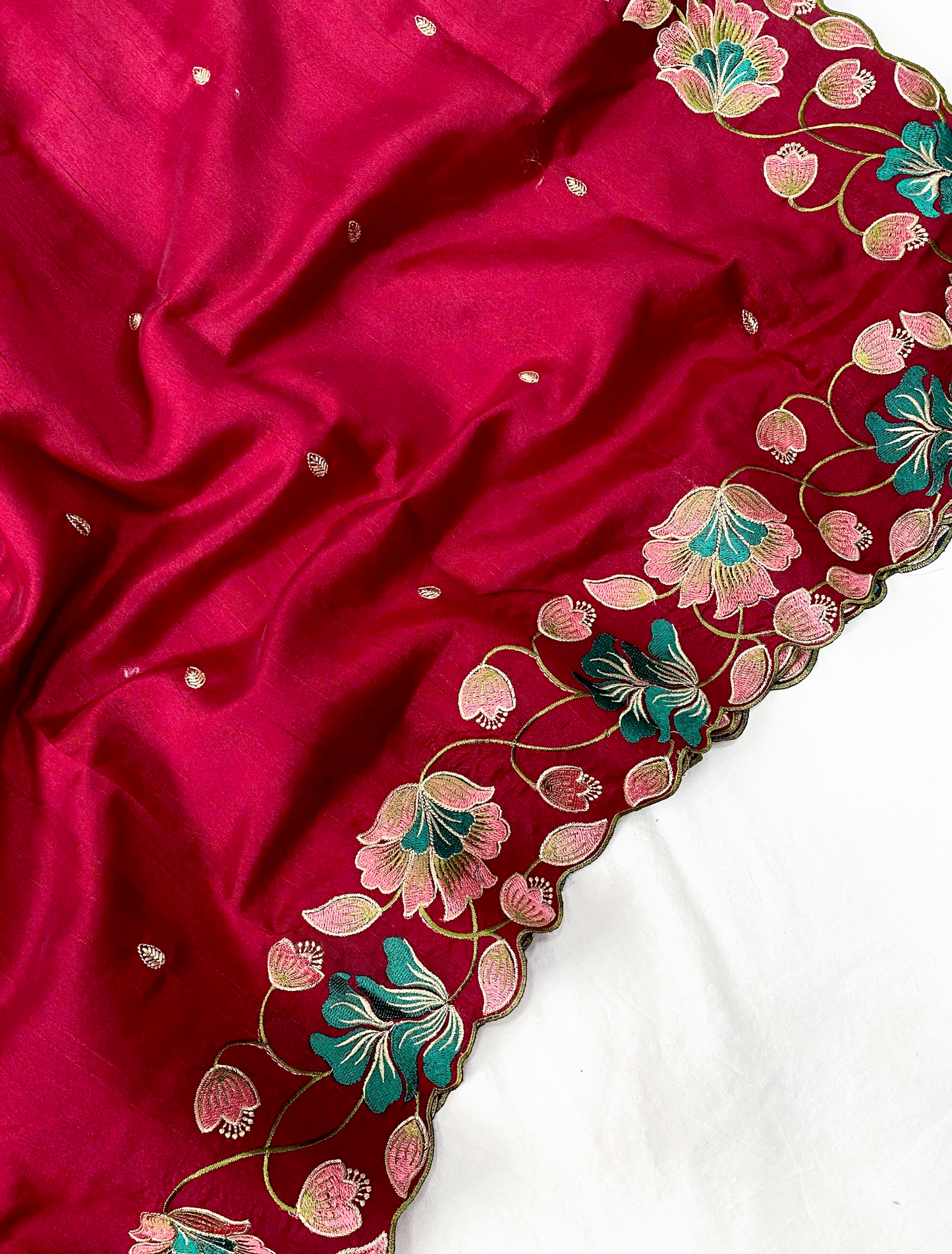 Beautiful Tussar silk sree (Delivery in 15-20 working days)