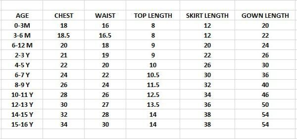 Kids Girls Off -White Flared onam dress(Delivery in 10 - 12 days )