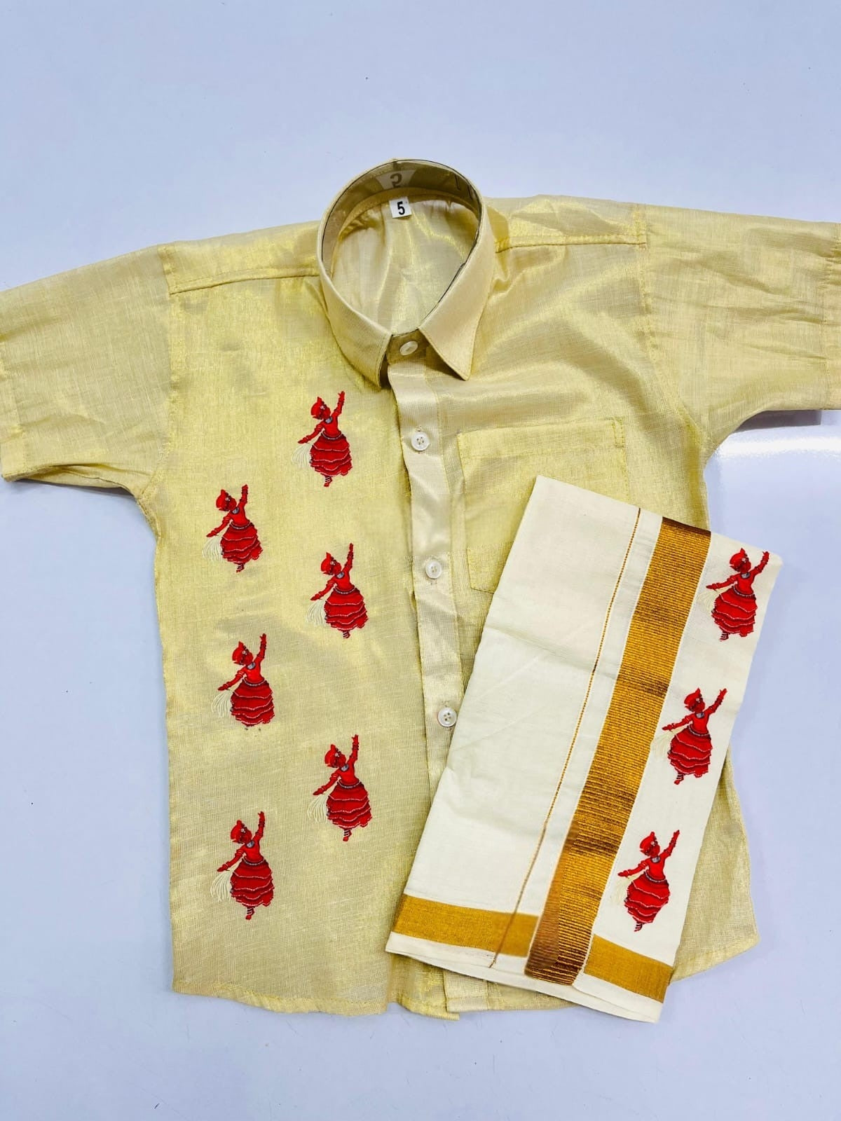 Pre order Kids Boys Shirt and Dhoti (Delivery in 15-20 working Days)