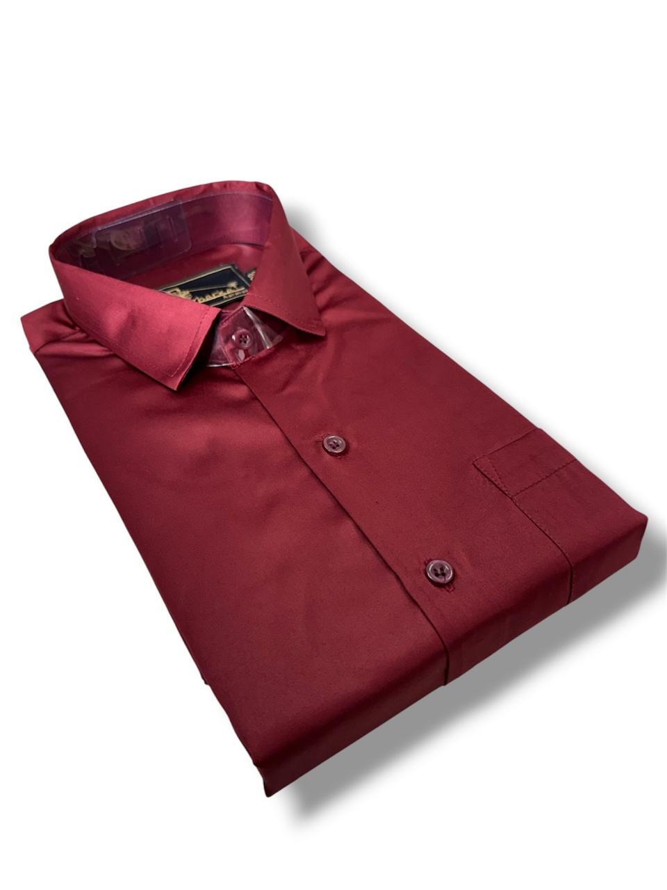 Men's cotton silk shirt