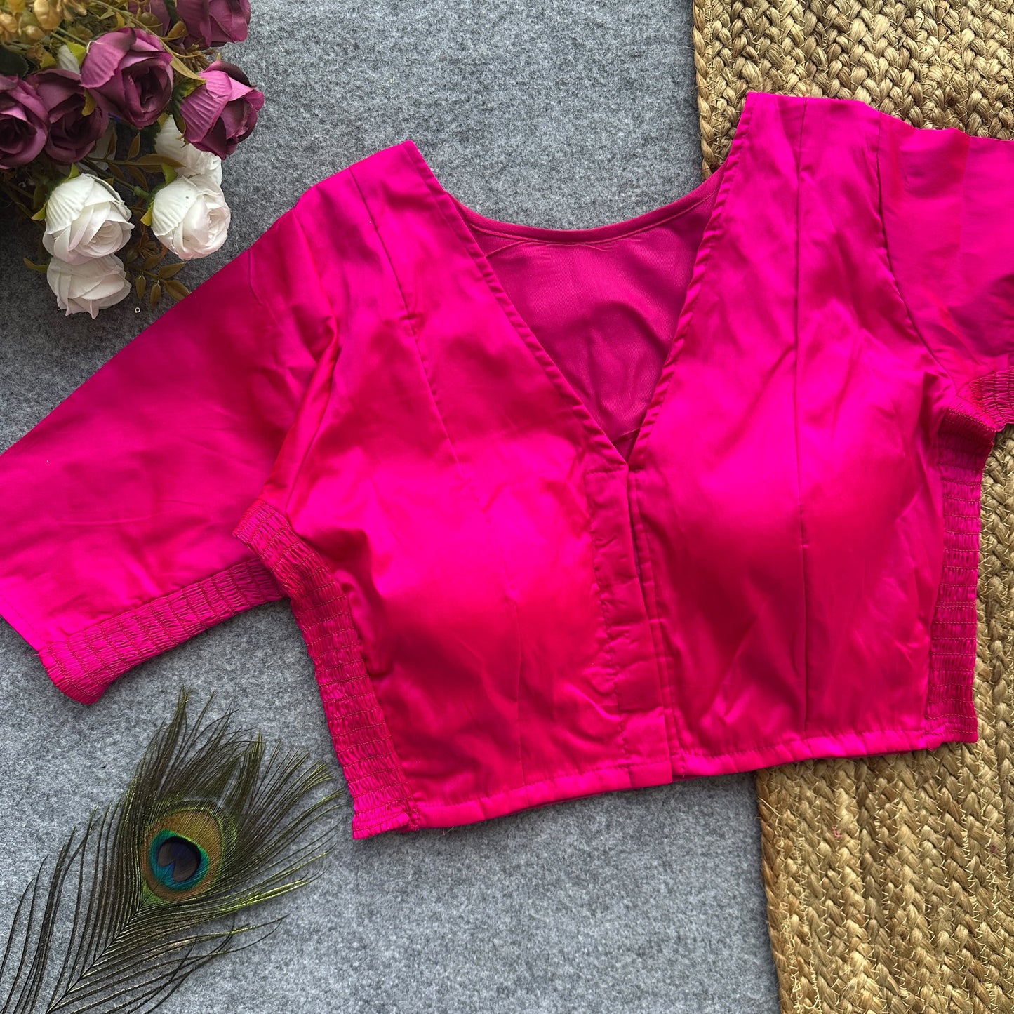 Stretchable Readymade blouse (Delivery in 25-28 days )