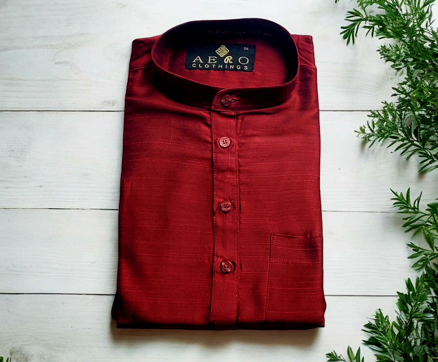 Men's Slub silk kurta