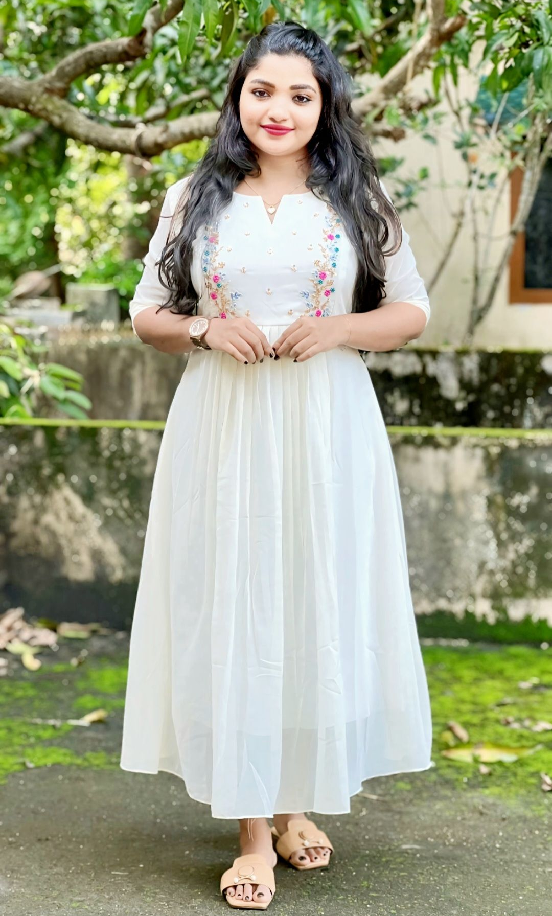 Georgette kurti