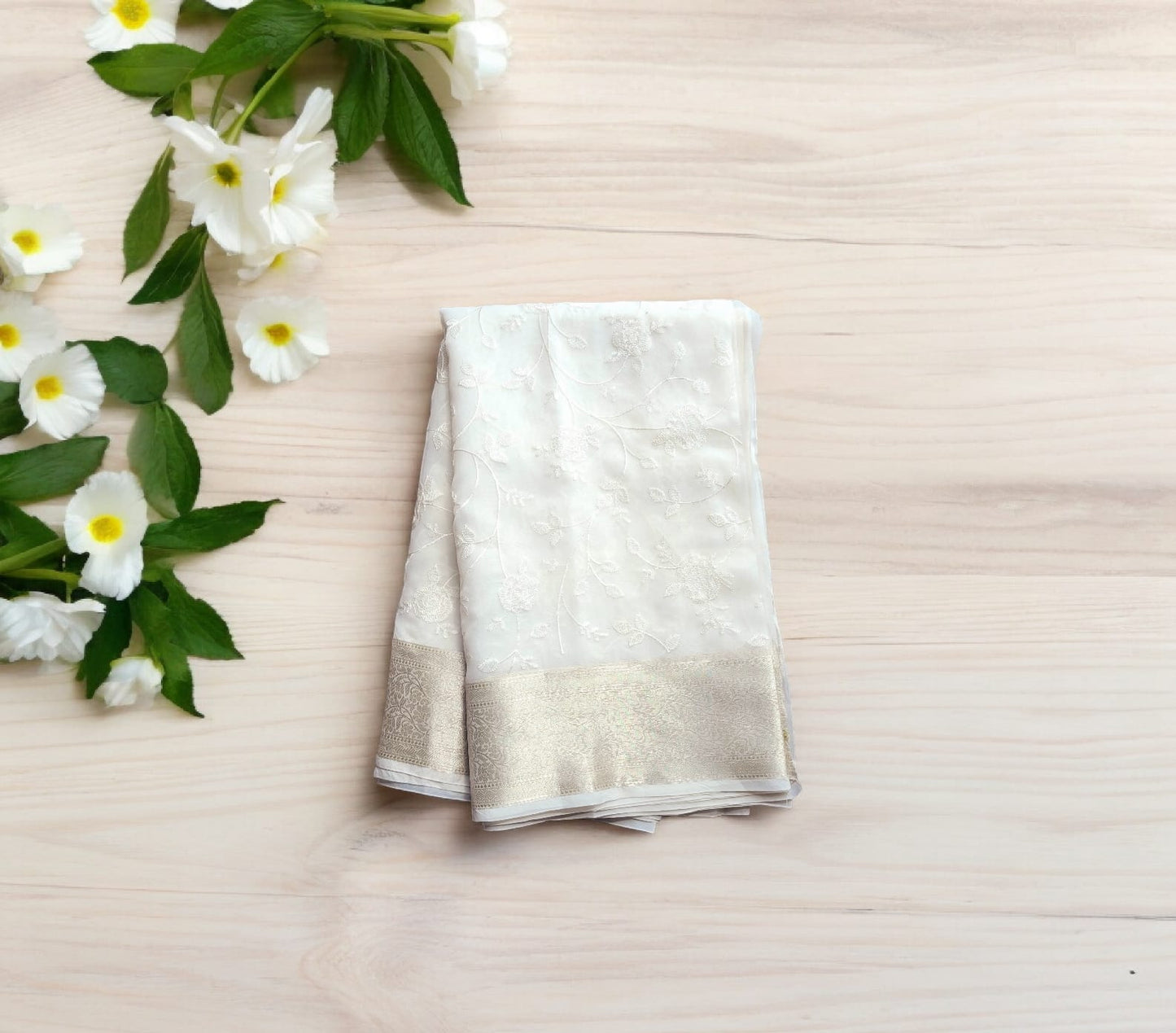 Women's Kora Organza Saree