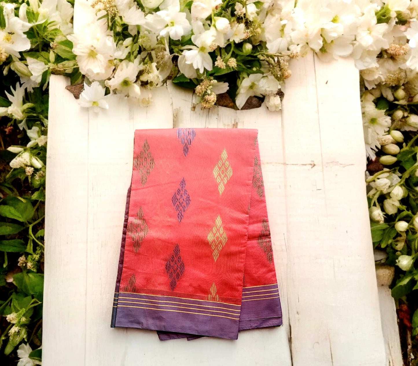 Cotton Mixed Silk Saree