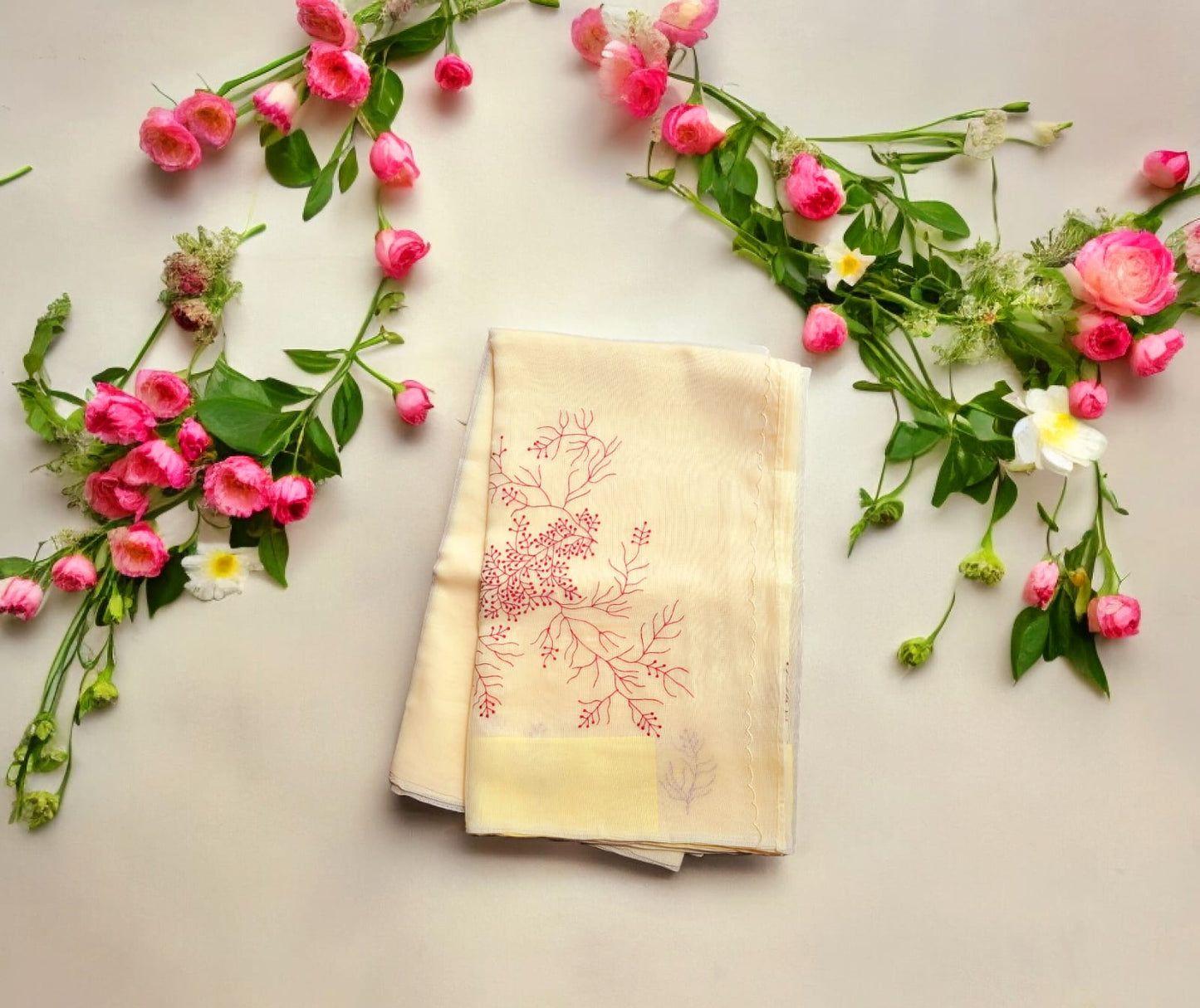Noil Saree