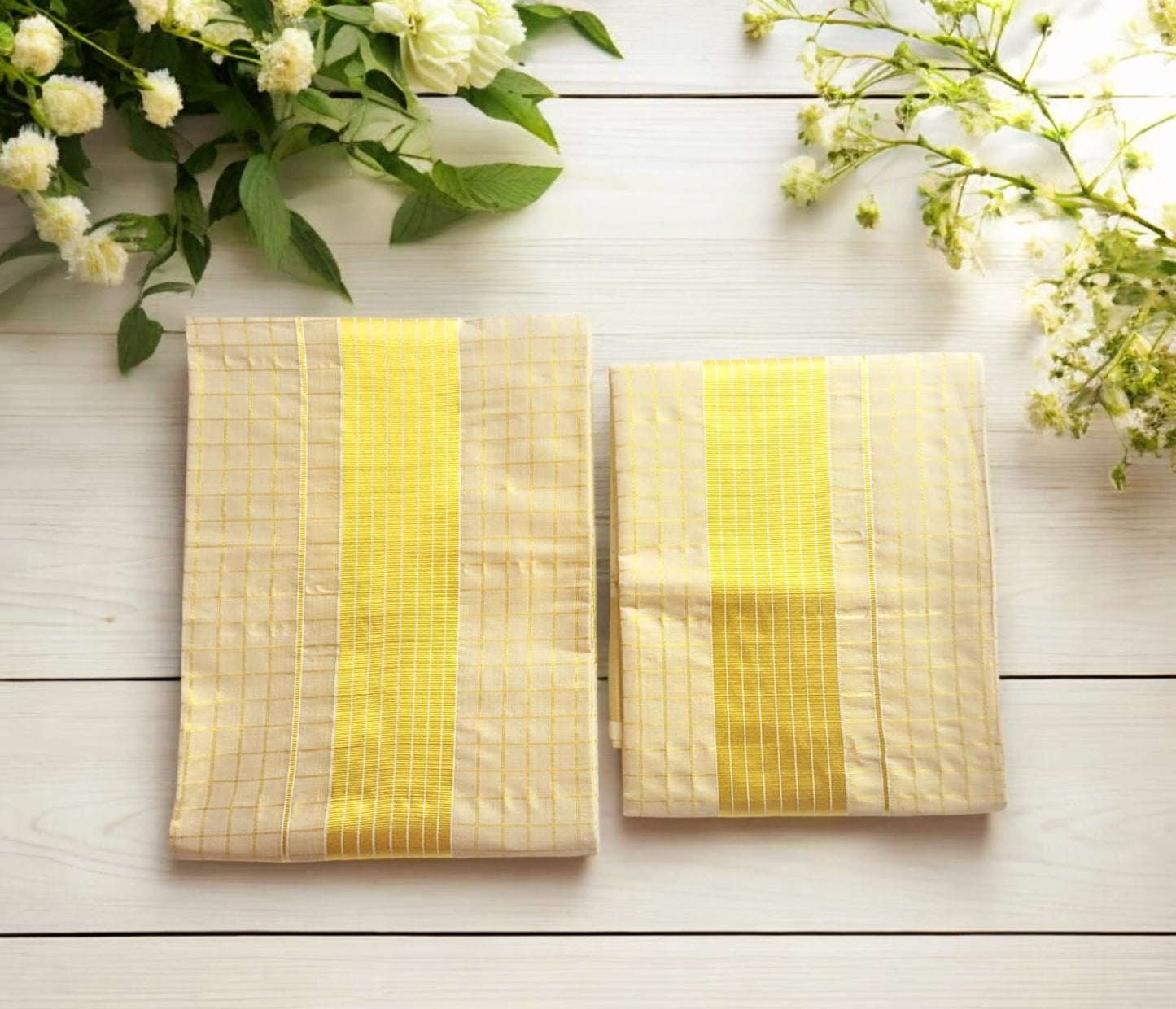 Tissue Silk Set Mundu Pre order