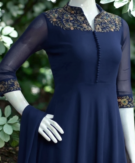 Designer salwar set (Delivery in 25 to 28 days )