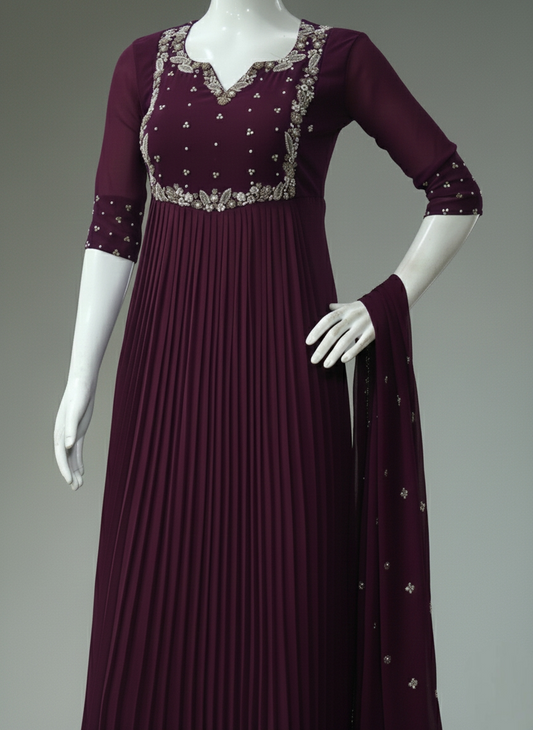 Designer salwar set (Delivery in 23 -28 days )