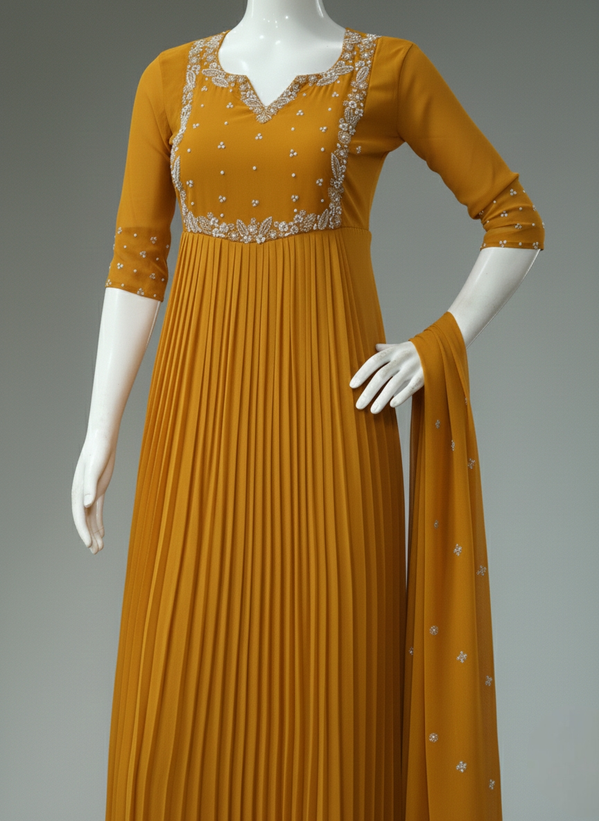 Designer salwar set (Delivery in 23 to 28 days )