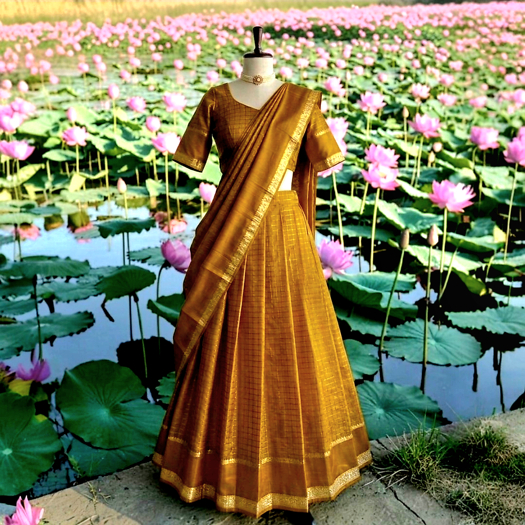 Traditional Dhavani set (Delivery in 28-30days)