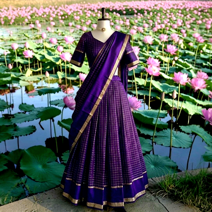 Traditional Dhavani set (Delivery in 28-30 days )