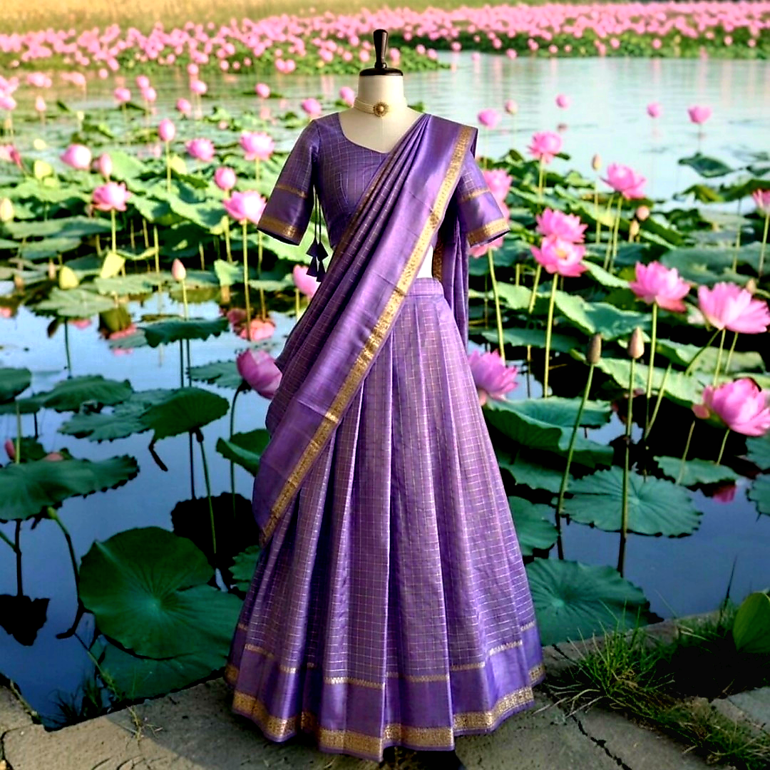 Traditional Dhavani set (Delivery in 28-30days )