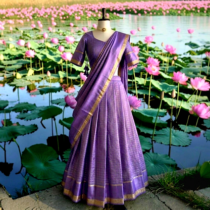 Traditional Dhavani set (Delivery in 28-30days )