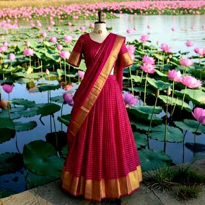 Traditional Dhavani set (Delivery in 25 -30 days )