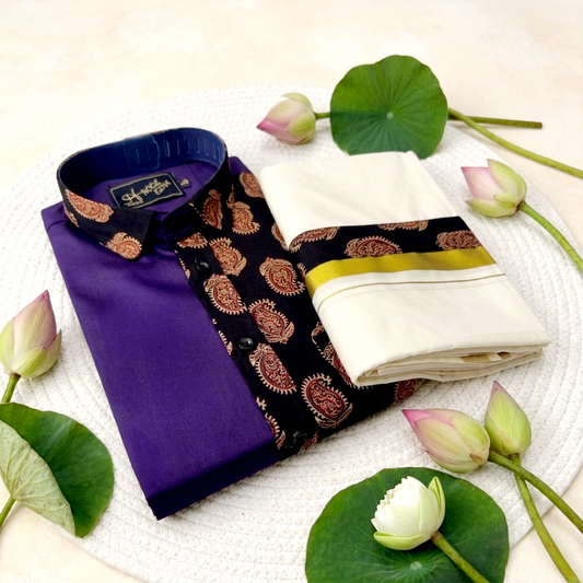 Men's Cotton Shirt and Dhoti