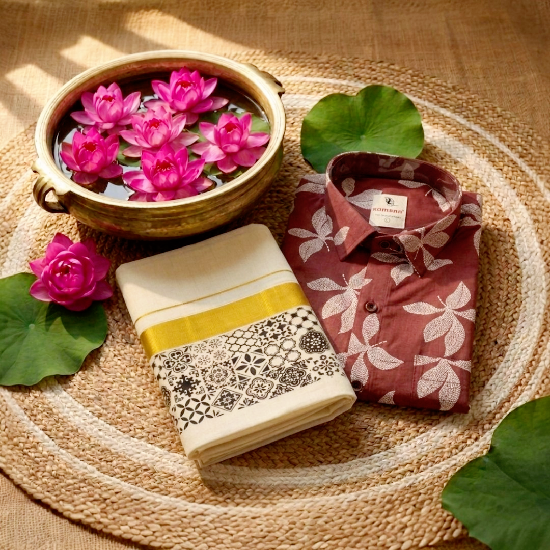 Men's Cotton Shirt and Dhoti