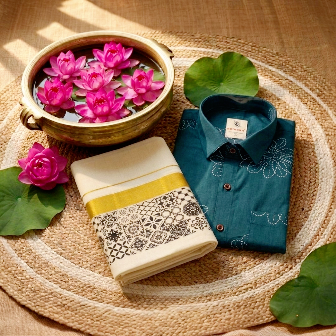 Men's Cotton Shirt and Dhoti