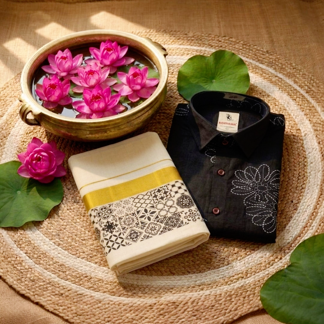 Men's Cotton Shirt and Dhoti