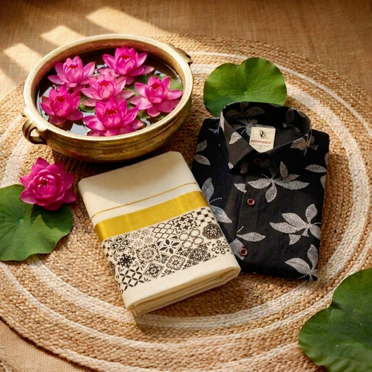 Men's Cotton Shirt and Dhoti