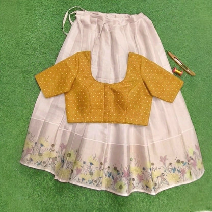 Beautiful Traditional Dhavani set (Delivery in 25-30 working days)