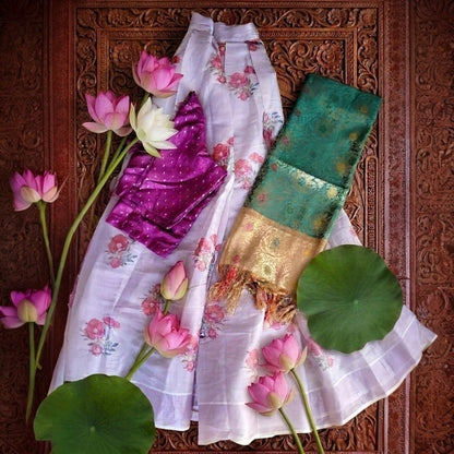 Traditional Dhavani set (Delivery in 5-7 days )