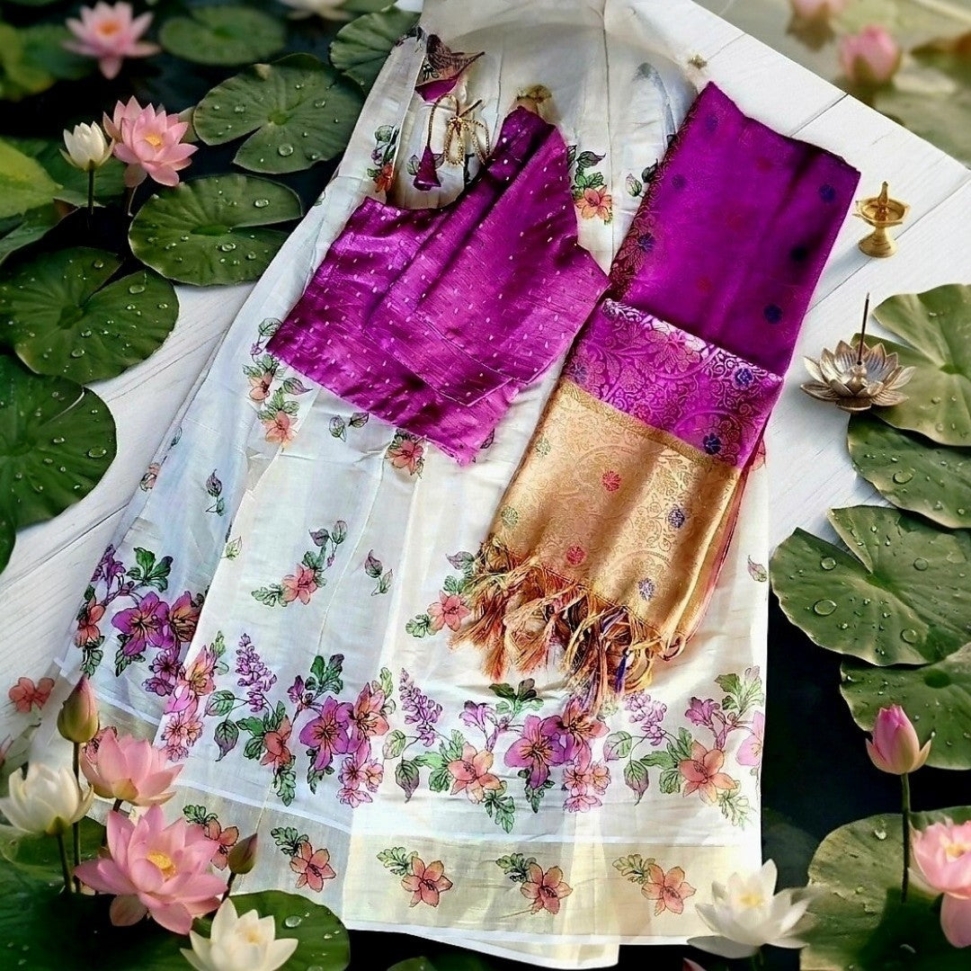 Traditional Dhavani set (Delivery in 5 -7 days )