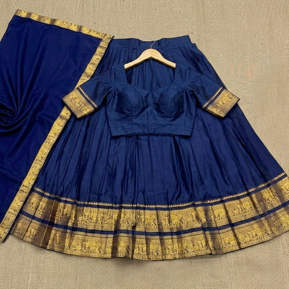 Fully Stitched Dhavani set Preorder (Delivery in 20-25 working Days)