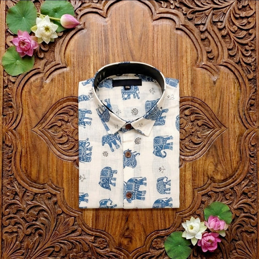 Men's Cotton Printed shirt (Delivery in 5-7days )