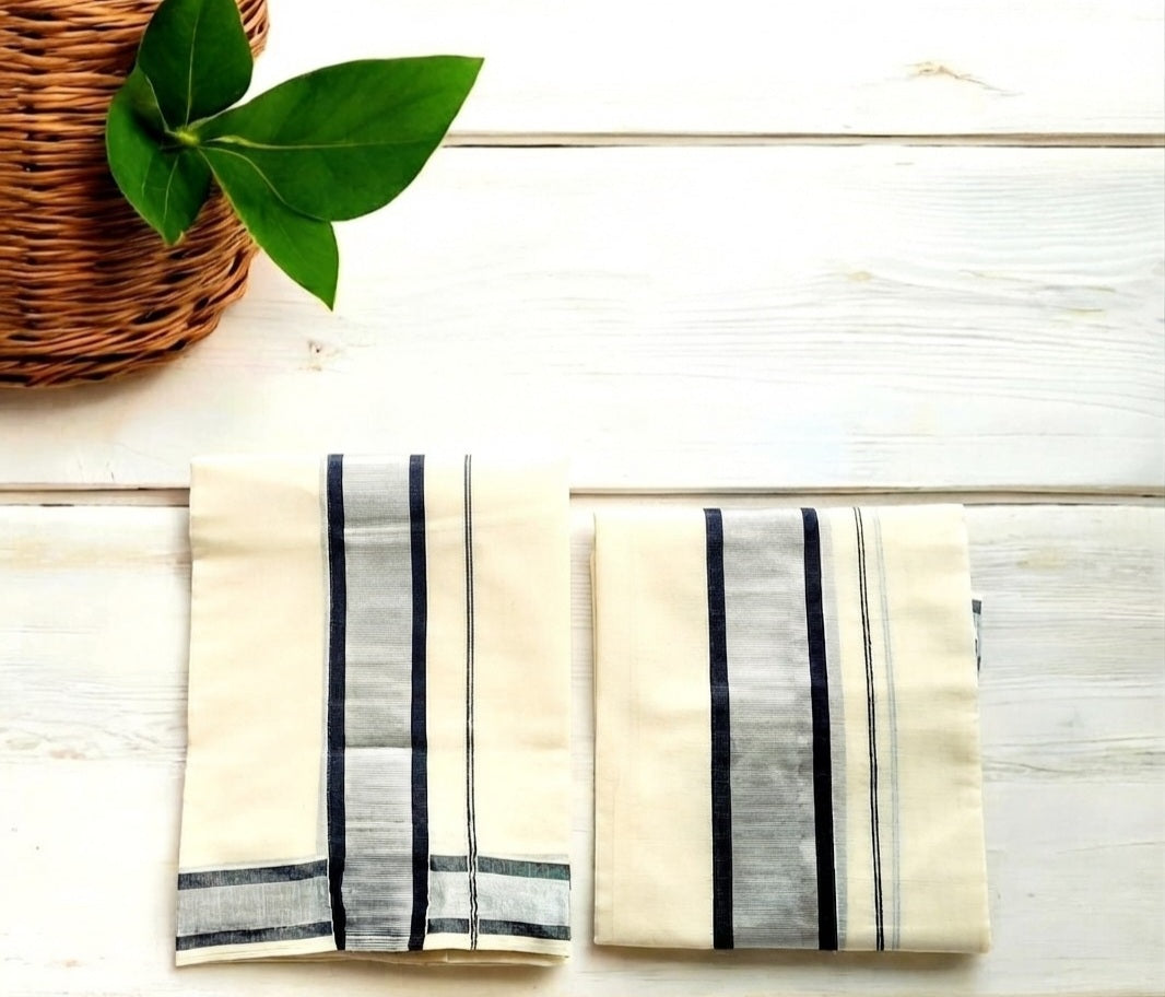 Cotton Set Mundu(Delivery in 3 to 5 days)