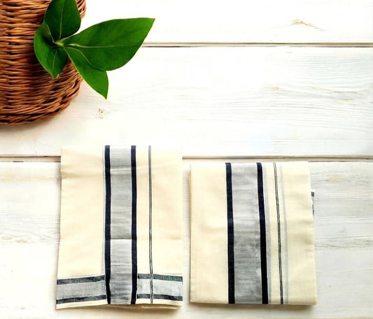 Cotton Set Mundu(Delivery in 3 to 5 days)