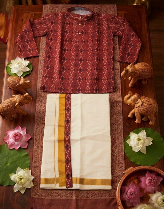 Kids boys Kurta and Dhoti (Delivery in 18-23 days )