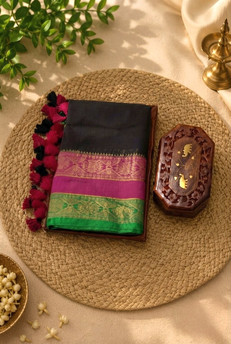 Onam special Mulmul cotton saree (Delivery in 2-5 working days)