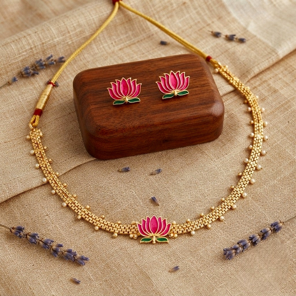 Necklace set (Delivery in 12-18days )