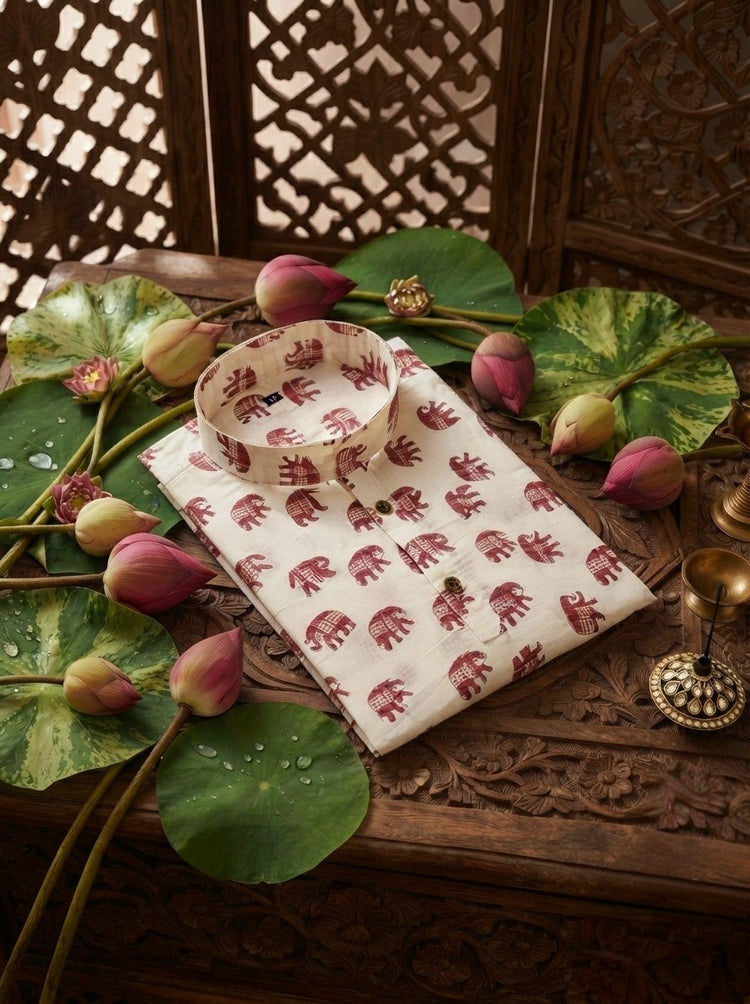 Men's cotton short kurta (Delivery in 2-5 days )