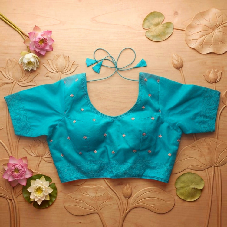 Readymade Silk Blouse (Delivery in 2 to 5 days )