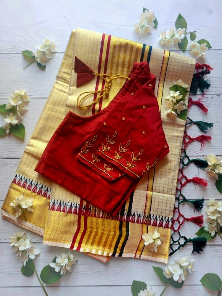 Set saree with blouse (Delivery in 3 to 5 days )