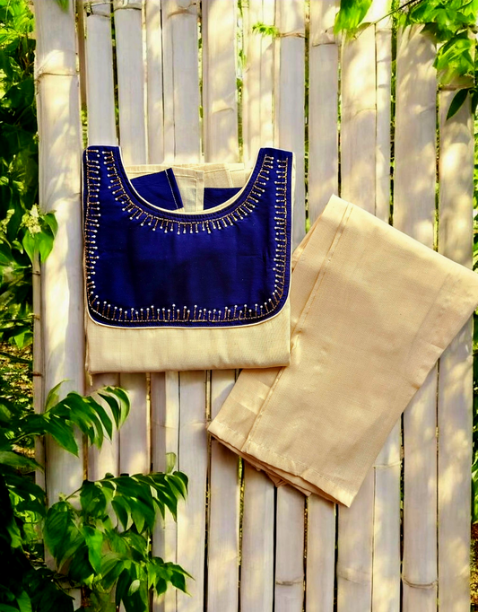 Tissue Silk kurti with Pant
