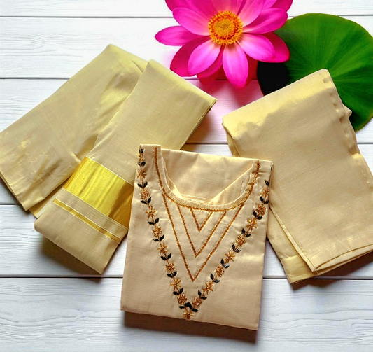 Tissue silk salwar set (Delivery in 2 -4 days )