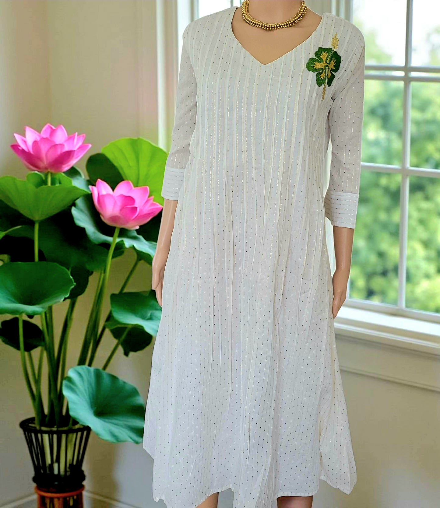 Onam special kurti (Delivery in 3 to 5 days )